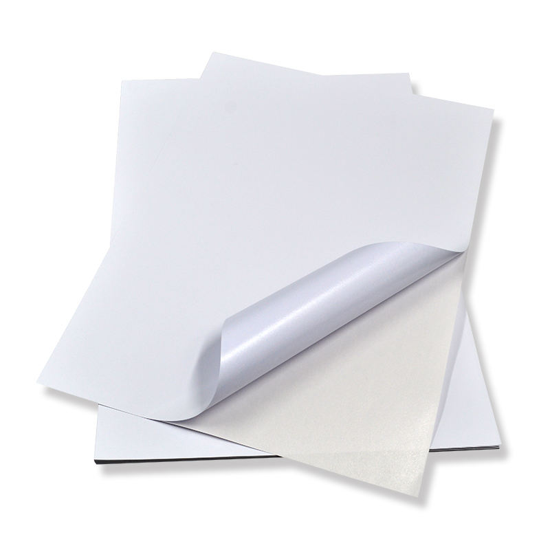 Papel adhesivo de vinilo, papel adhesivo de vinilo imprimible mate para  impresora de inyección de tinta, secado rápido, resistente al agua ya los